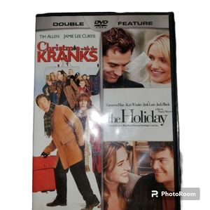 Double Feature CHRISTMAS WITH THE KRANKS & THE HOLIDAY DVD Movie Family Holiday
